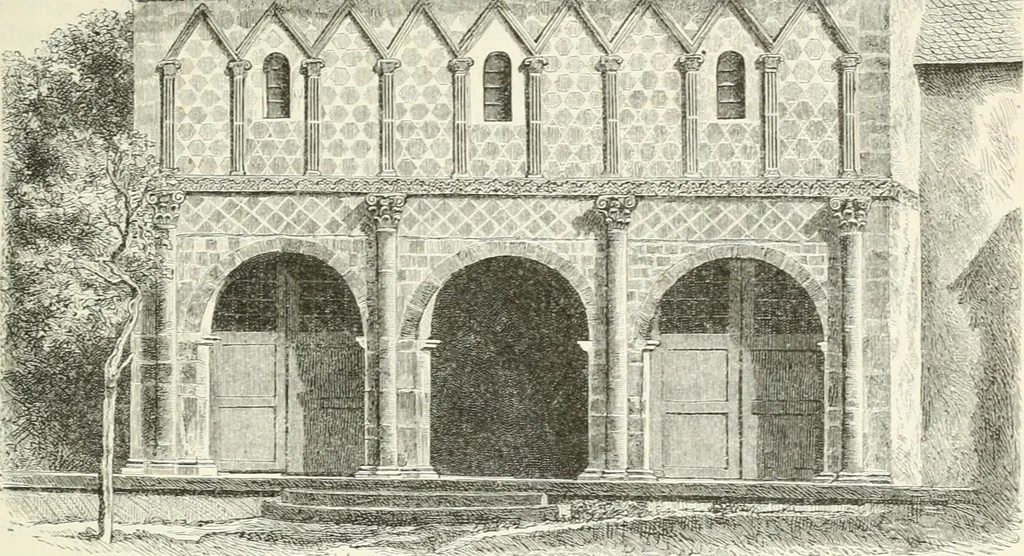 An illustration from Deutsche Kunstgeschichte, 1888, leaf 54