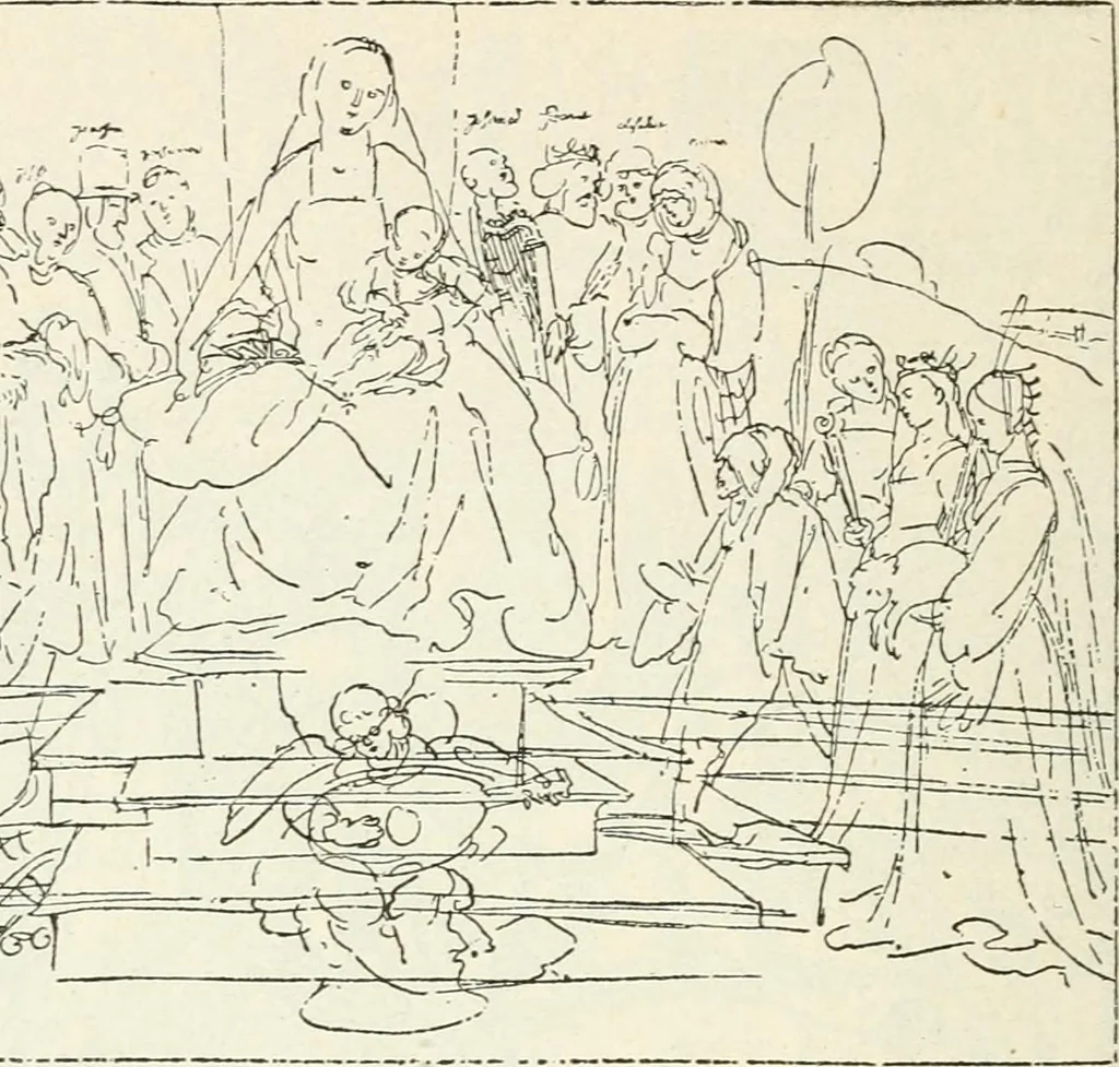 An illustration from Deutsche Kunstgeschichte, 1888, leaf 575