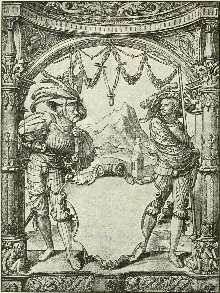 An illustration from Deutsche Kunstgeschichte, 1888, leaf 587