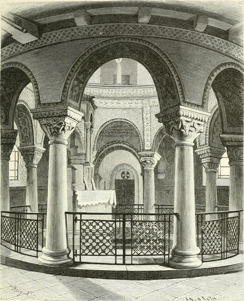 An illustration from Deutsche Kunstgeschichte, 1888, leaf 60