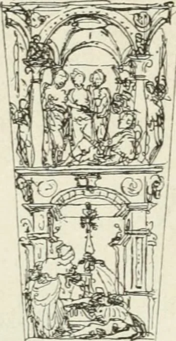 An illustration from Deutsche Kunstgeschichte, 1888, leaf 611