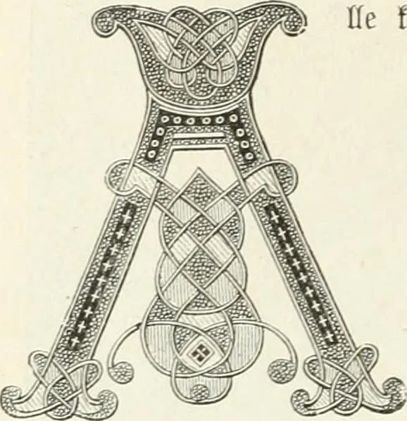 An illustration from Deutsche Kunstgeschichte, 1888, leaf 65