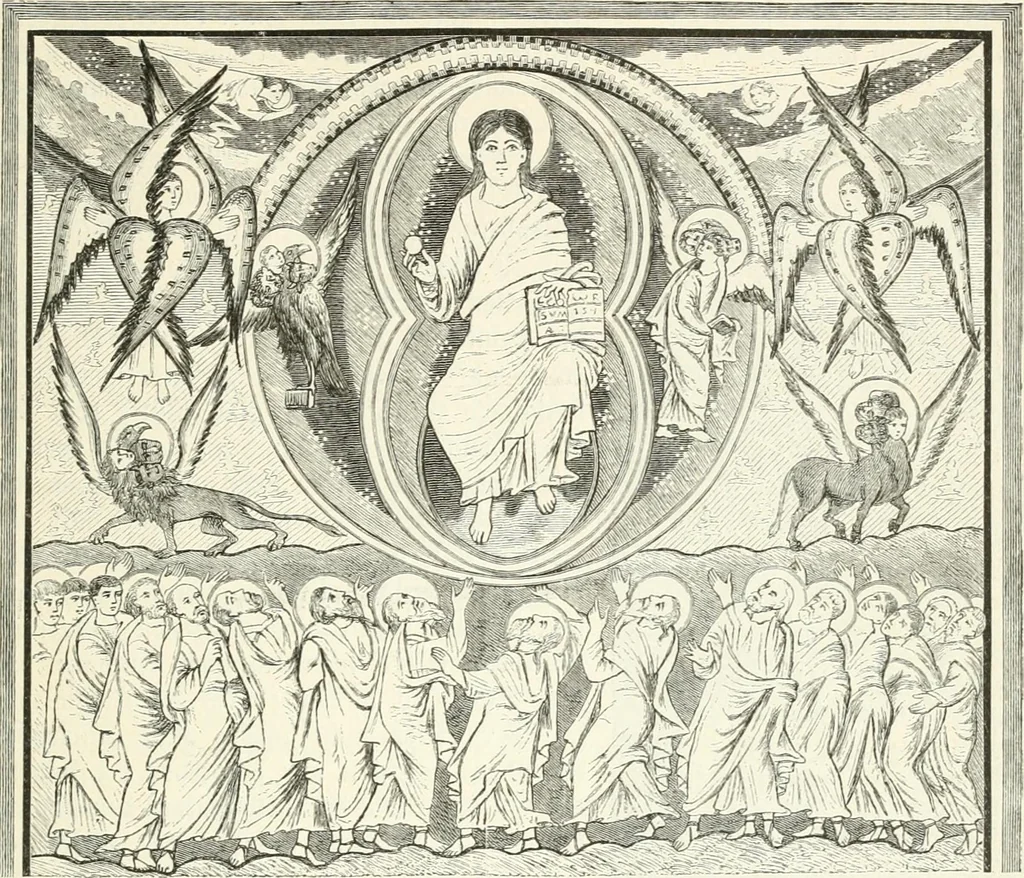 An illustration from Deutsche Kunstgeschichte, 1888, leaf 66