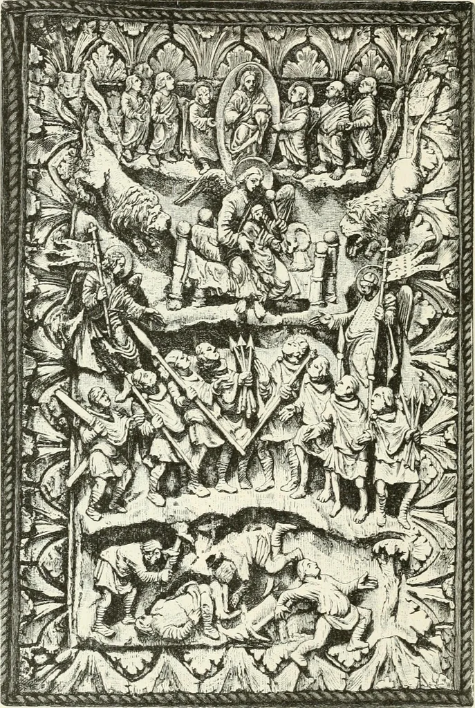 An illustration from Deutsche Kunstgeschichte, 1888, leaf 69