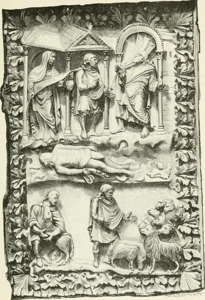 An illustration from Deutsche Kunstgeschichte, 1888, leaf 70