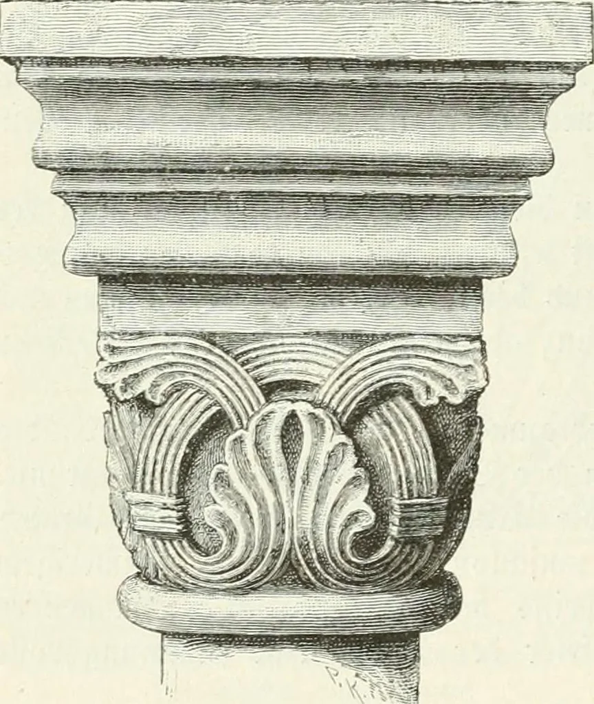 An illustration from Deutsche Kunstgeschichte, 1888, leaf 81