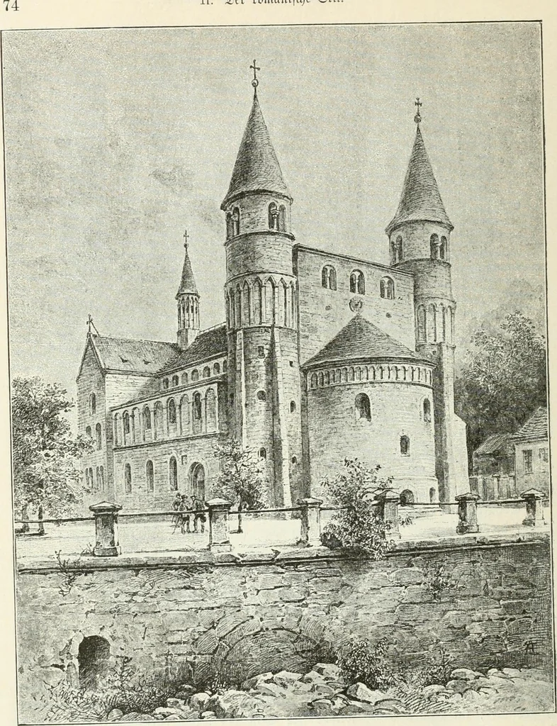 An illustration from Deutsche Kunstgeschichte, 1888, leaf 85