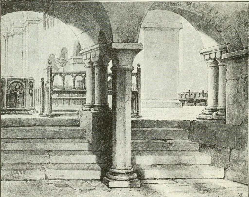 An illustration from Deutsche Kunstgeschichte, 1888, leaf 87