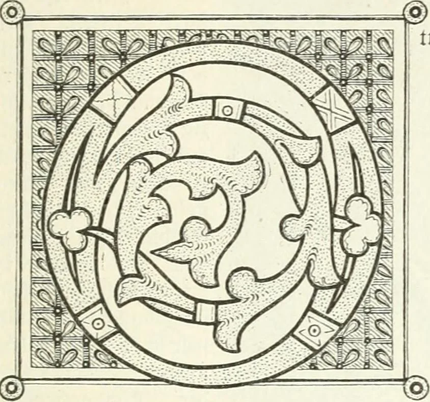 An illustration from Deutsche Kunstgeschichte, 1888, leaf 96