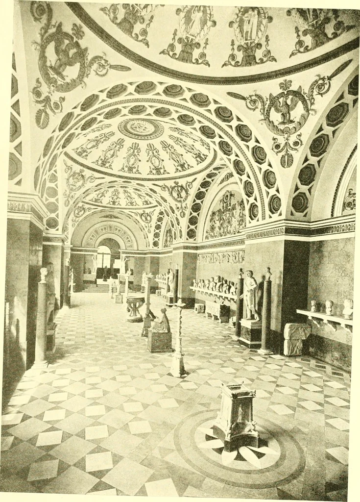 An illustration from Deutsche Museen; Entstehung und Kulturgeschichtliche Bedeutung unserer öffentlichen Kunstsammlungen, 1913, leaf 182