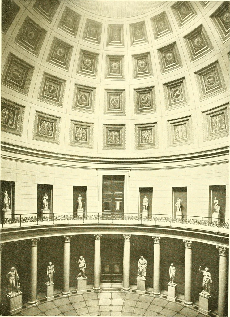 An illustration from Deutsche Museen; Entstehung und Kulturgeschichtliche Bedeutung unserer öffentlichen Kunstsammlungen, 1913, leaf 214