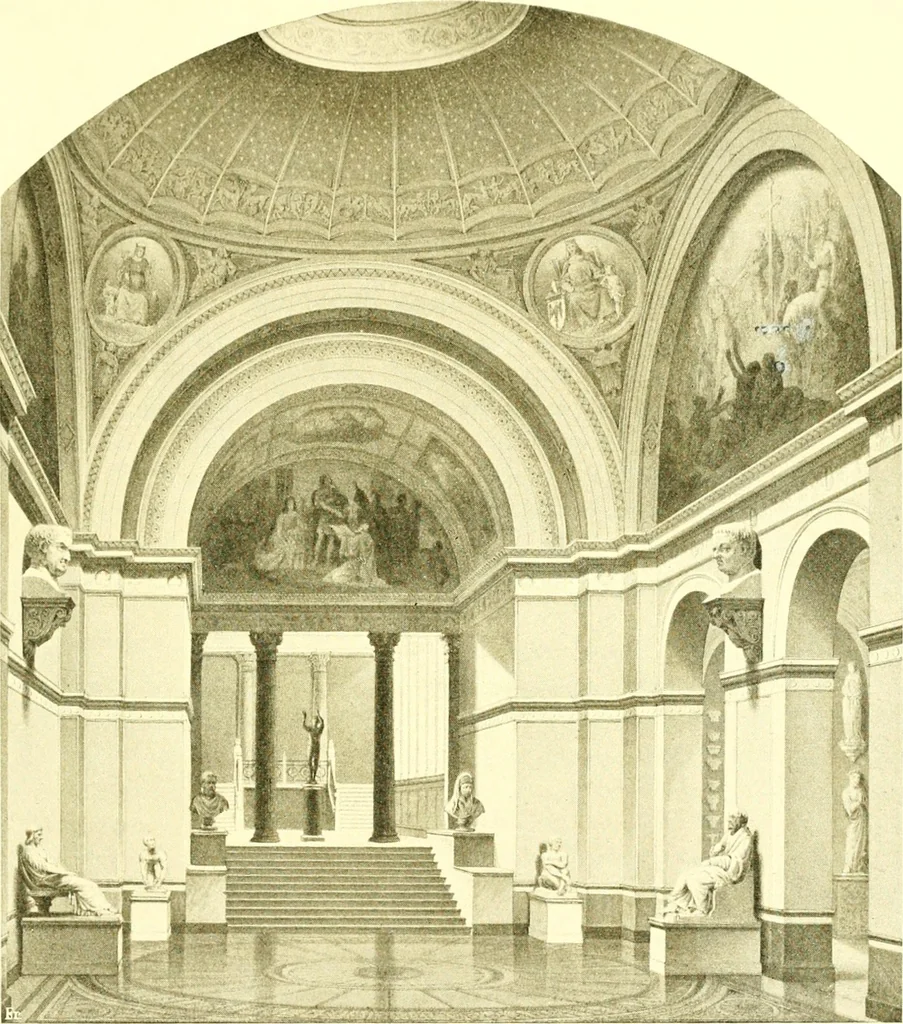 An illustration from Deutsche Museen; Entstehung und Kulturgeschichtliche Bedeutung unserer öffentlichen Kunstsammlungen, 1913, leaf 224