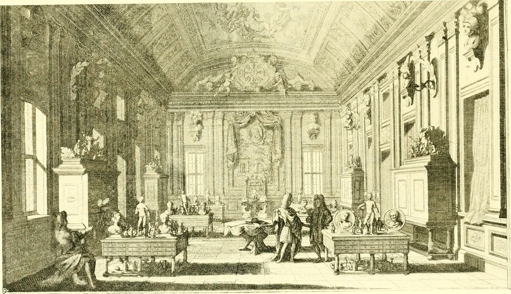 An illustration from Deutsche Museen; Entstehung und Kulturgeschichtliche Bedeutung unserer öffentlichen Kunstsammlungen, 1913, leaf 60