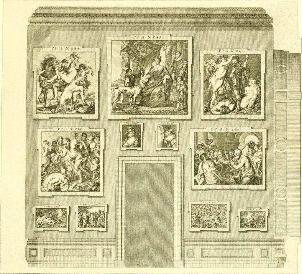 An illustration from Deutsche Museen; Entstehung und Kulturgeschichtliche Bedeutung unserer öffentlichen Kunstsammlungen, 1913, leaf 84