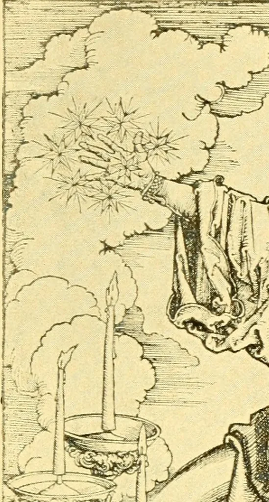 An illustration from Deutsche mystiker, 1908, leaf 18