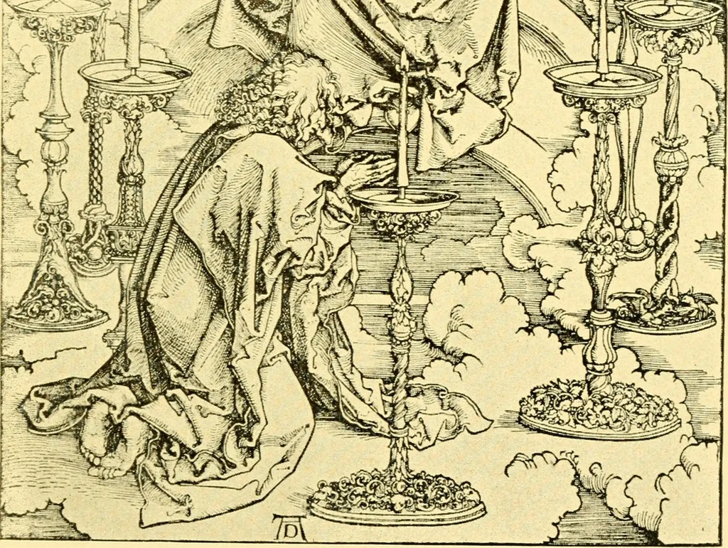 An illustration from Deutsche mystiker, 1908, leaf 18