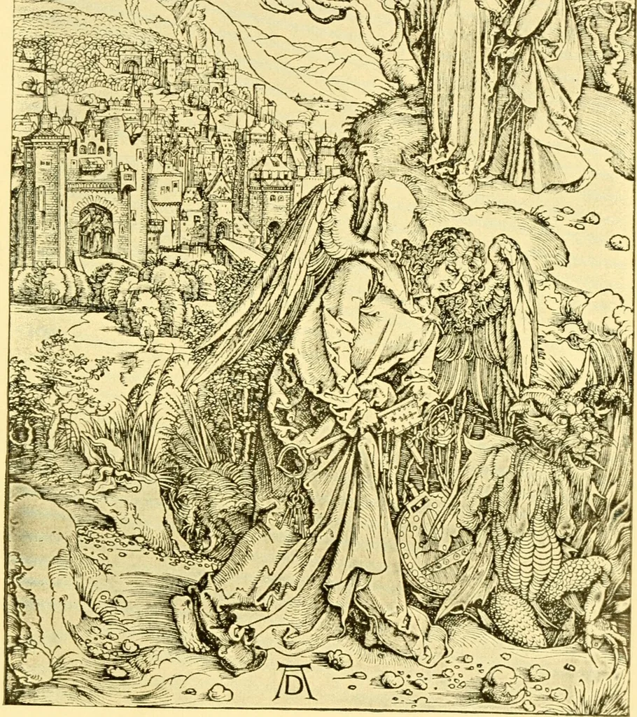 An illustration from Deutsche mystiker, 1908, leaf 86