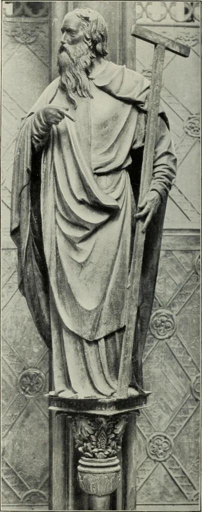 An illustration from Deutsche plastik des mittelalters.., 1909, leaf 128