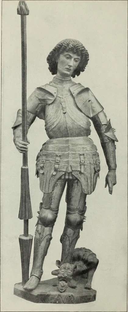 An illustration from Deutsche plastik des mittelalters.., 1909, leaf 98