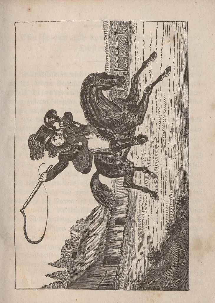 An illustration from Deutscher post-almanach für das jahr .., 1842, leaf 25