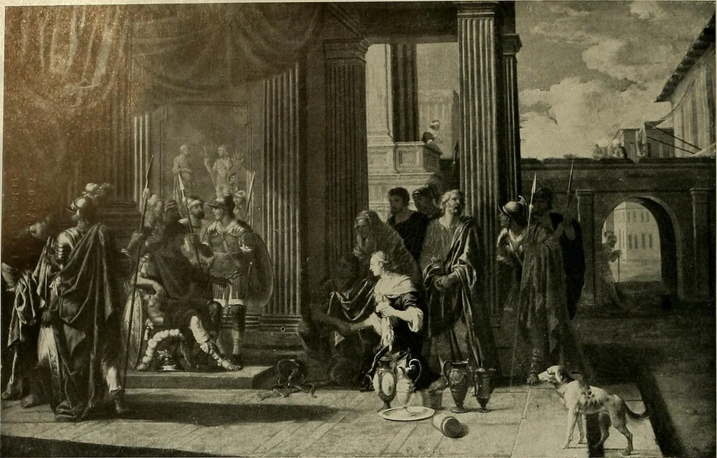 An illustration from Deutsches barock und rokoko : herausgegeben im anschluss an die Jahrhundert-ausstellung deutscher kunst 1650-1800, Darmstadt, 1914, 1914, leaf 116