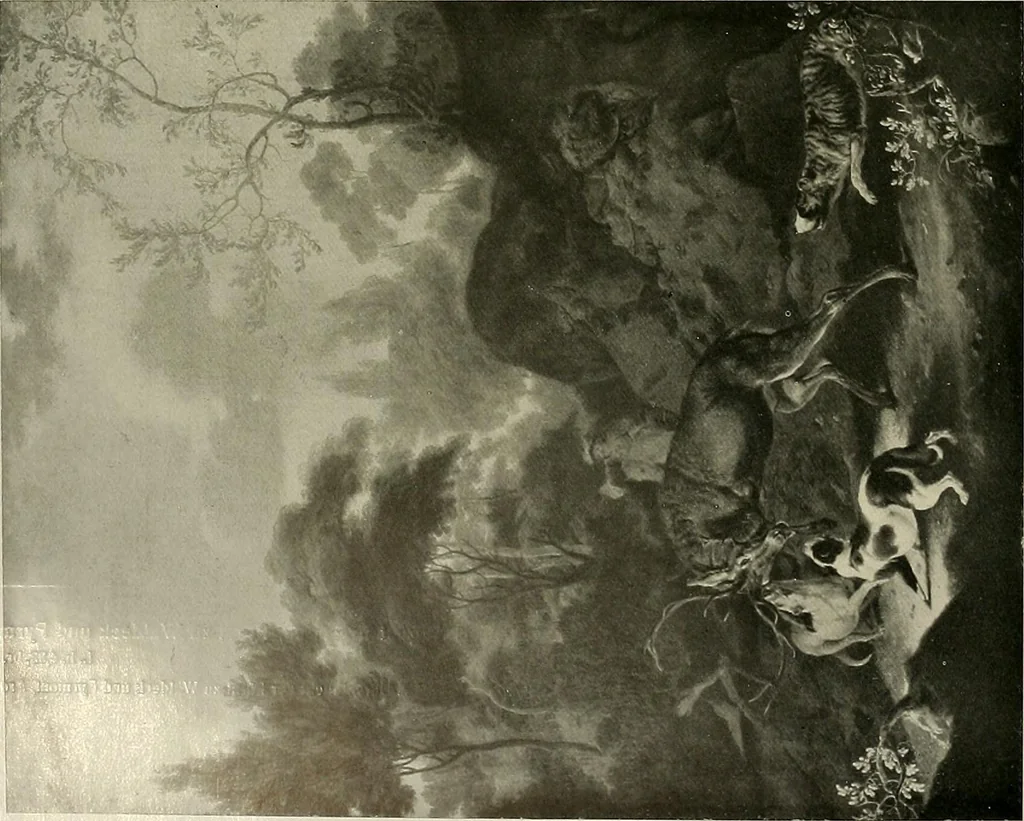An illustration from Deutsches barock und rokoko : herausgegeben im anschluss an die Jahrhundert-ausstellung deutscher kunst 1650-1800, Darmstadt, 1914, 1914, leaf 120