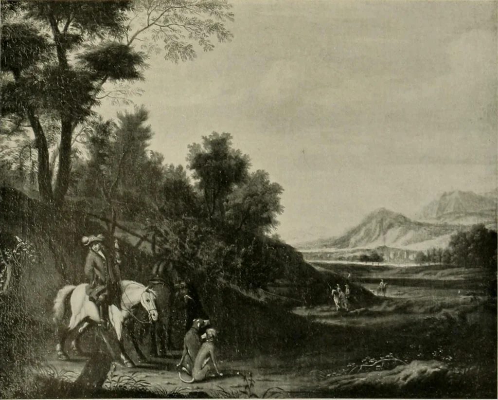 An illustration from Deutsches barock und rokoko : herausgegeben im anschluss an die Jahrhundert-ausstellung deutscher kunst 1650-1800, Darmstadt, 1914, 1914, leaf 133
