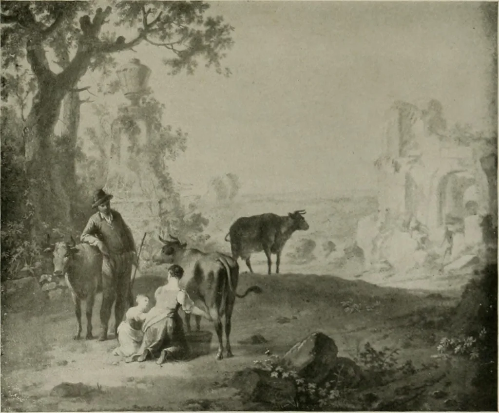 An illustration from Deutsches barock und rokoko : herausgegeben im anschluss an die Jahrhundert-ausstellung deutscher kunst 1650-1800, Darmstadt, 1914, 1914, leaf 137