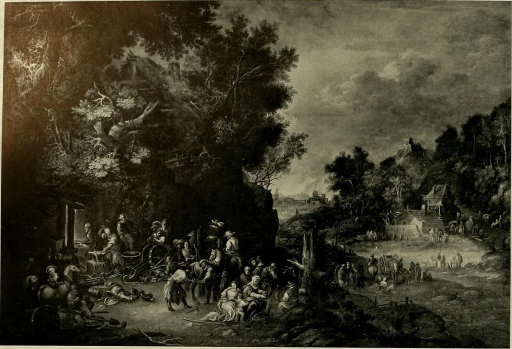 An illustration from Deutsches barock und rokoko : herausgegeben im anschluss an die Jahrhundert-ausstellung deutscher kunst 1650-1800, Darmstadt, 1914, 1914, leaf 142