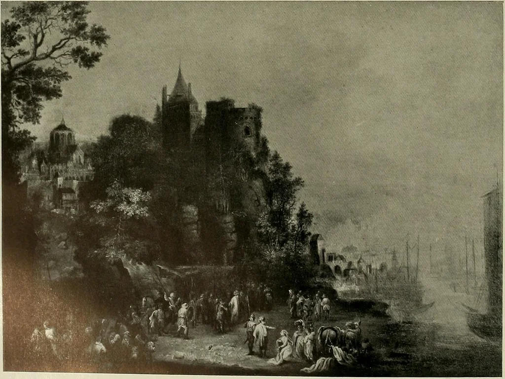 An illustration from Deutsches barock und rokoko : herausgegeben im anschluss an die Jahrhundert-ausstellung deutscher kunst 1650-1800, Darmstadt, 1914, 1914, leaf 142