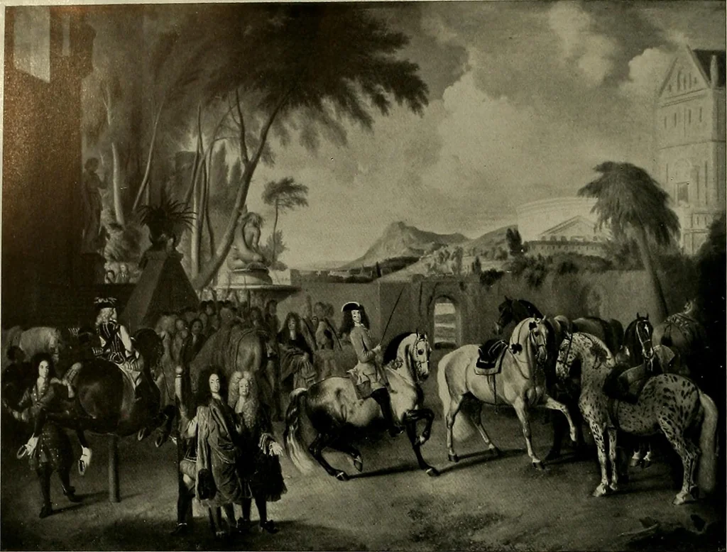 An illustration from Deutsches barock und rokoko : herausgegeben im anschluss an die Jahrhundert-ausstellung deutscher kunst 1650-1800, Darmstadt, 1914, 1914, leaf 146