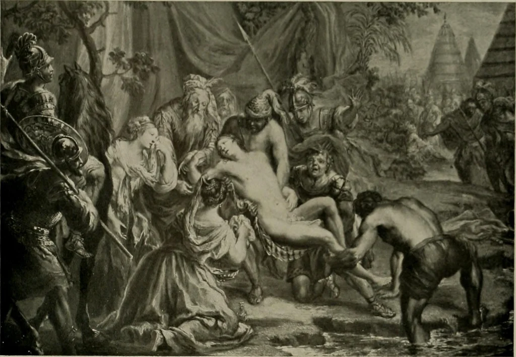 An illustration from Deutsches barock und rokoko : herausgegeben im anschluss an die Jahrhundert-ausstellung deutscher kunst 1650-1800, Darmstadt, 1914, 1914, leaf 149