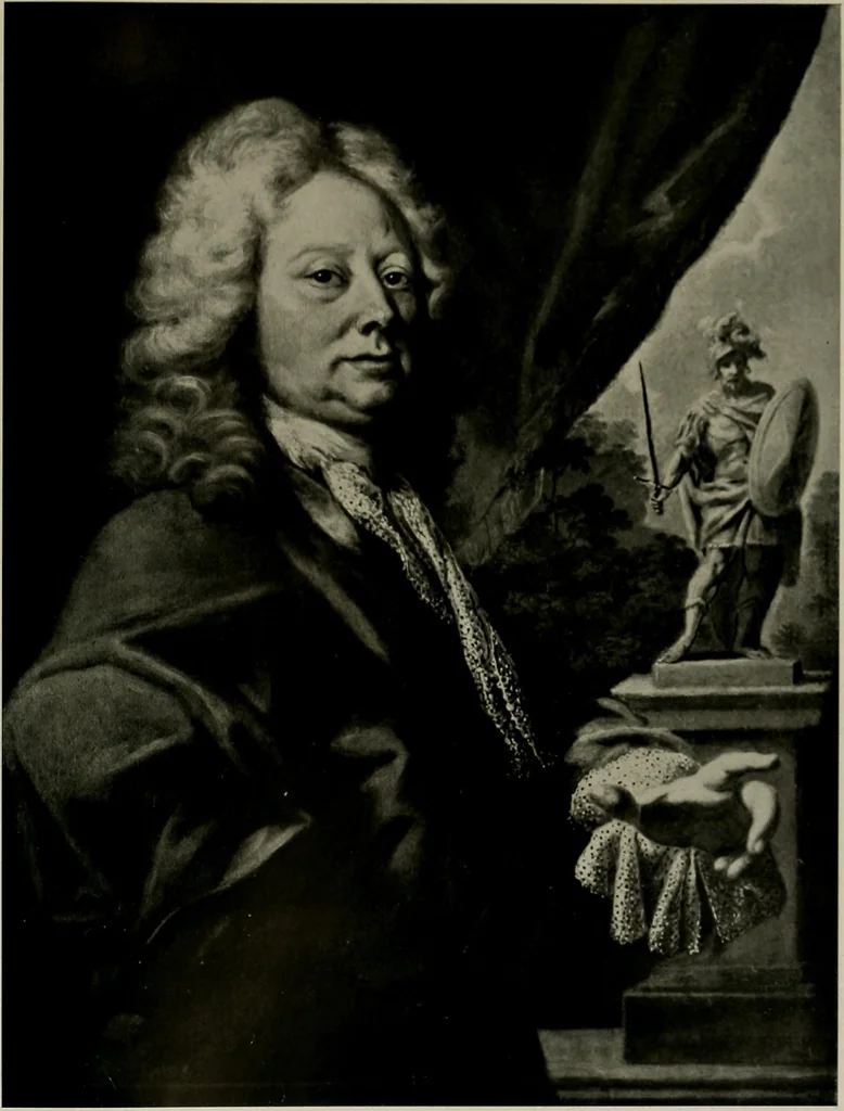 An illustration from Deutsches barock und rokoko : herausgegeben im anschluss an die Jahrhundert-ausstellung deutscher kunst 1650-1800, Darmstadt, 1914, 1914, leaf 153