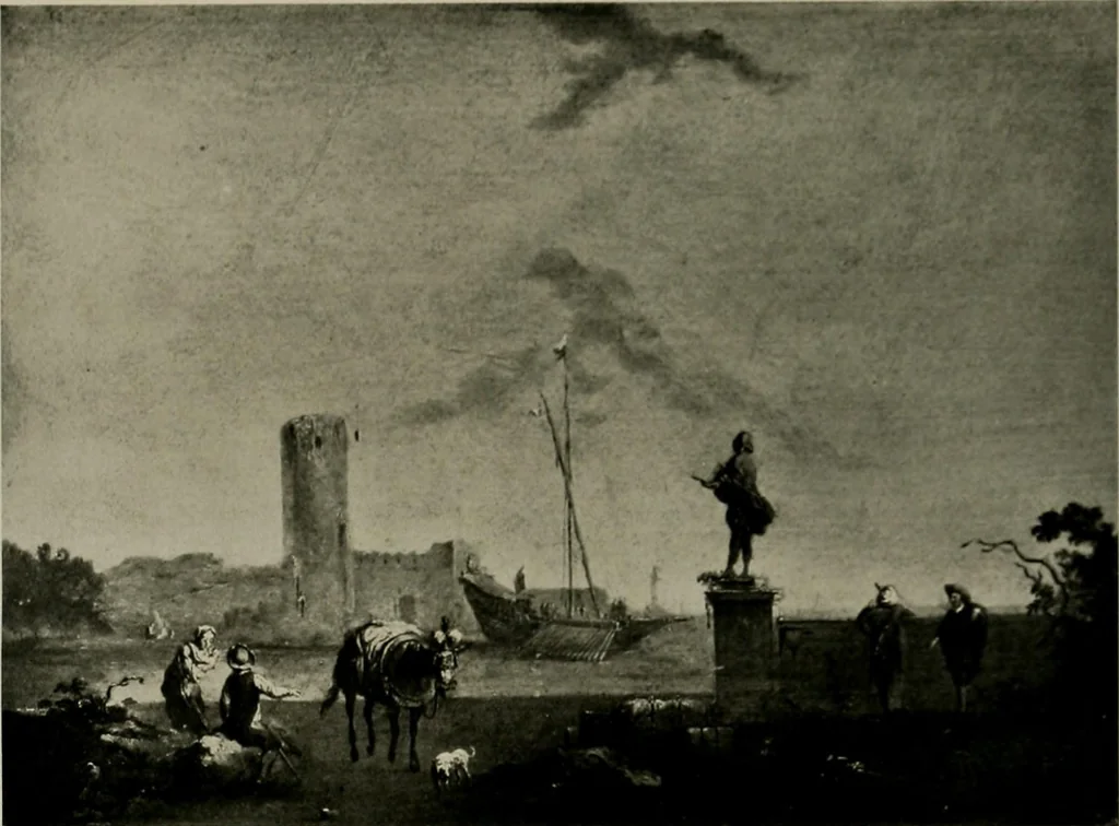 An illustration from Deutsches barock und rokoko : herausgegeben im anschluss an die Jahrhundert-ausstellung deutscher kunst 1650-1800, Darmstadt, 1914, 1914, leaf 161