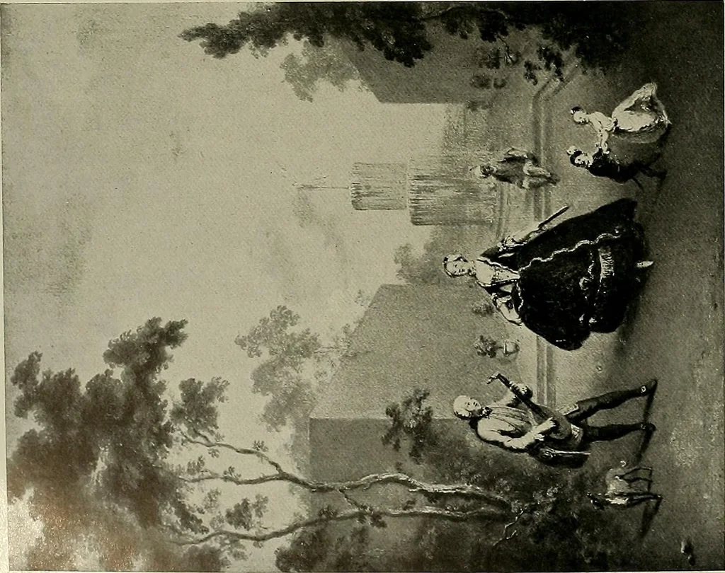 An illustration from Deutsches barock und rokoko : herausgegeben im anschluss an die Jahrhundert-ausstellung deutscher kunst 1650-1800, Darmstadt, 1914, 1914, leaf 162