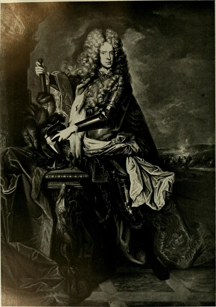 An illustration from Deutsches barock und rokoko : herausgegeben im anschluss an die Jahrhundert-ausstellung deutscher kunst 1650-1800, Darmstadt, 1914, 1914, leaf 164