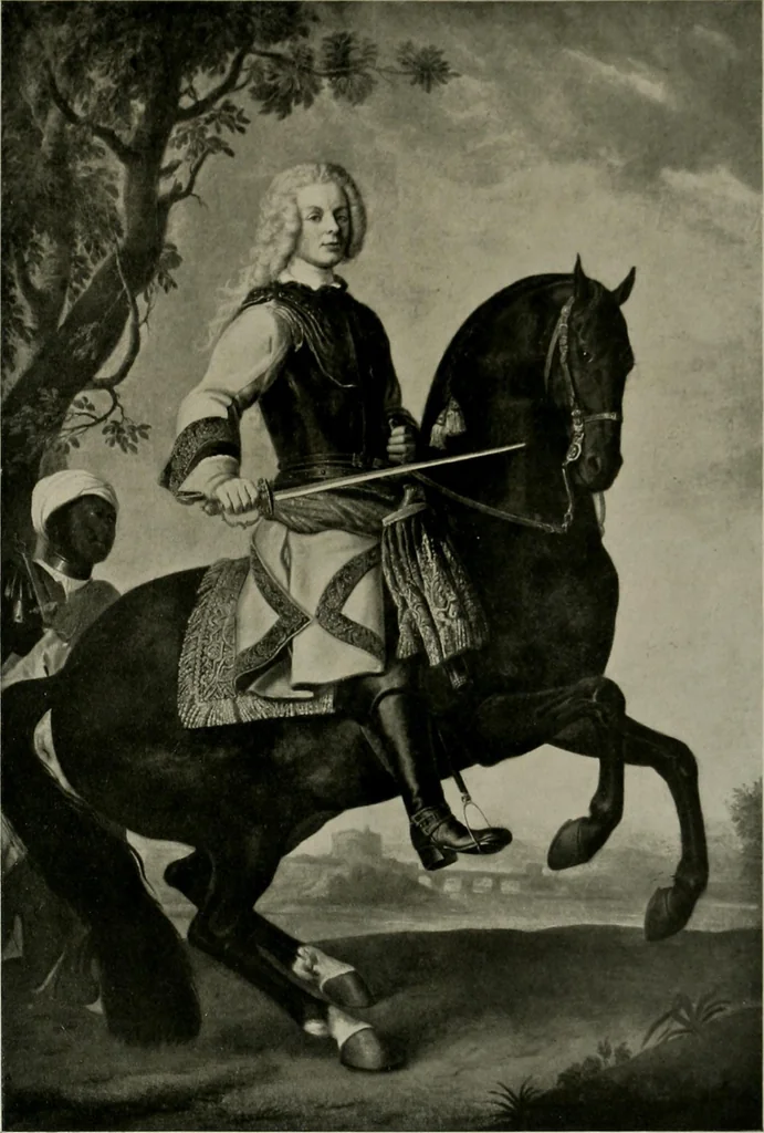 An illustration from Deutsches barock und rokoko : herausgegeben im anschluss an die Jahrhundert-ausstellung deutscher kunst 1650-1800, Darmstadt, 1914, 1914, leaf 167