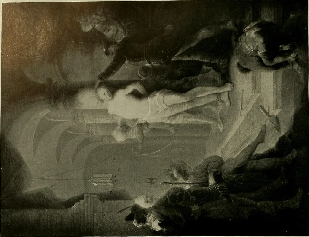 An illustration from Deutsches barock und rokoko : herausgegeben im anschluss an die Jahrhundert-ausstellung deutscher kunst 1650-1800, Darmstadt, 1914, 1914, leaf 168