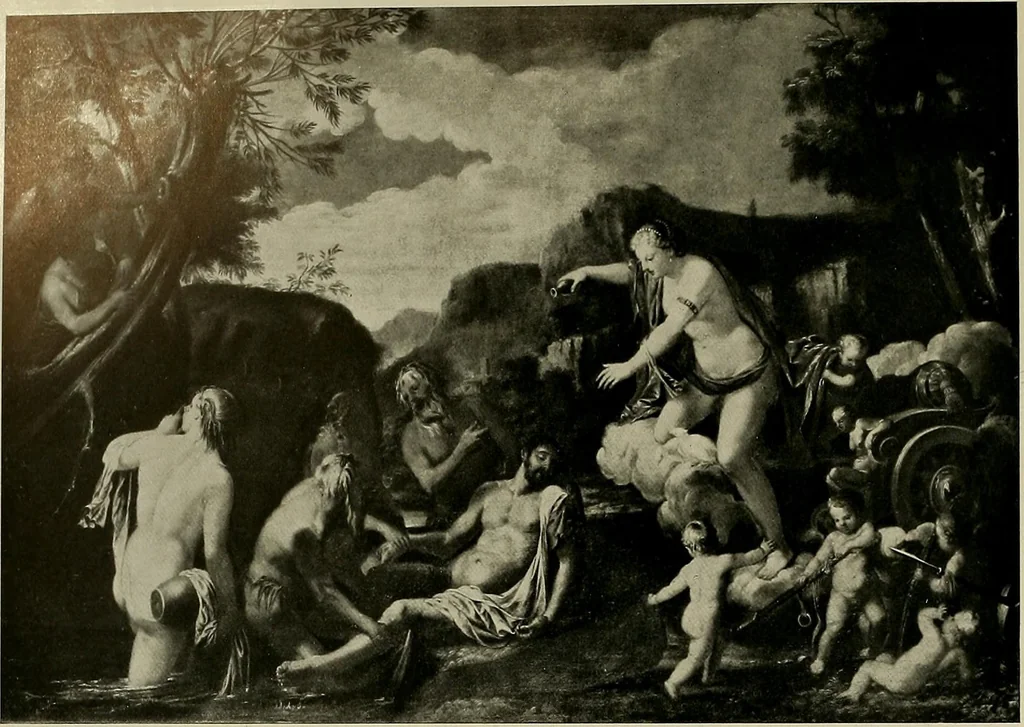An illustration from Deutsches barock und rokoko : herausgegeben im anschluss an die Jahrhundert-ausstellung deutscher kunst 1650-1800, Darmstadt, 1914, 1914, leaf 170