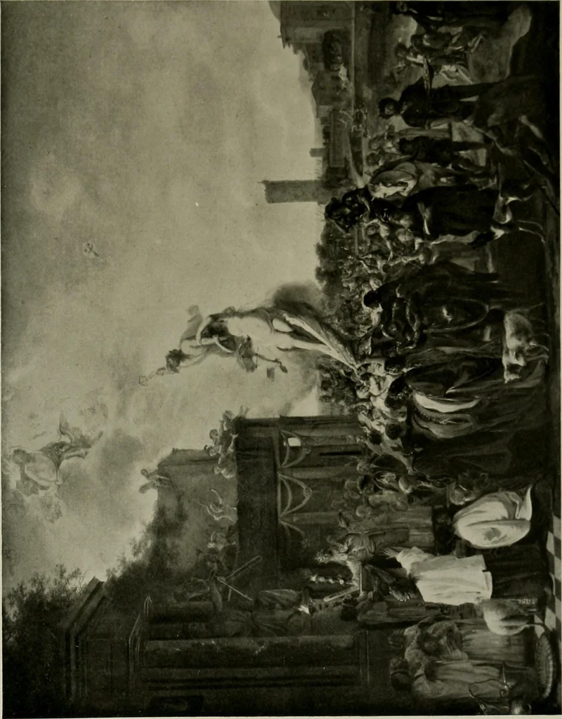 An illustration from Deutsches barock und rokoko : herausgegeben im anschluss an die Jahrhundert-ausstellung deutscher kunst 1650-1800, Darmstadt, 1914, 1914, leaf 177