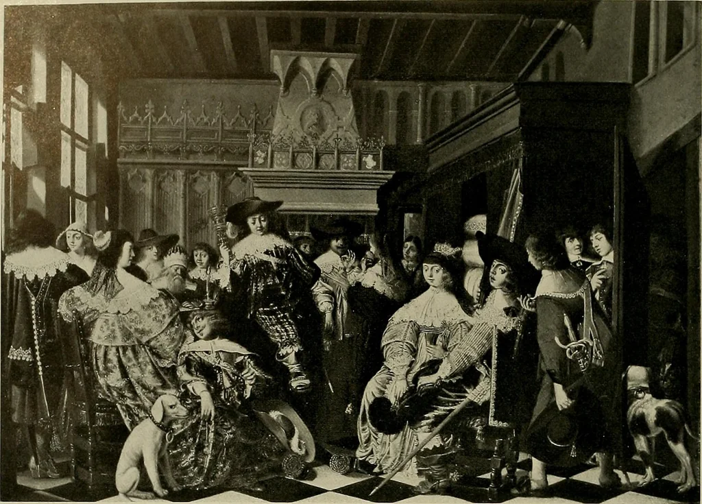 An illustration from Deutsches barock und rokoko : herausgegeben im anschluss an die Jahrhundert-ausstellung deutscher kunst 1650-1800, Darmstadt, 1914, 1914, leaf 182
