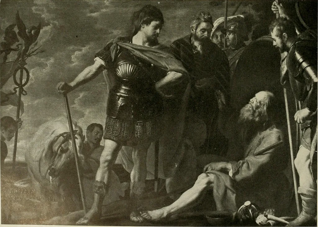 An illustration from Deutsches barock und rokoko : herausgegeben im anschluss an die Jahrhundert-ausstellung deutscher kunst 1650-1800, Darmstadt, 1914, 1914, leaf 182
