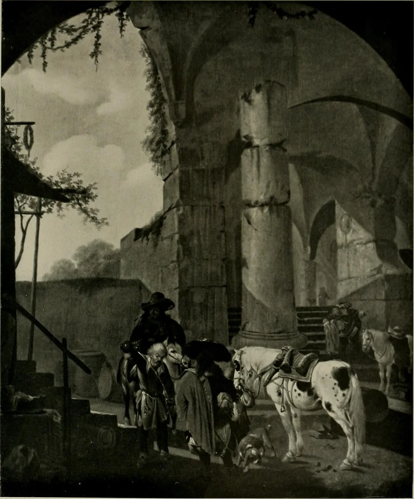 An illustration from Deutsches barock und rokoko : herausgegeben im anschluss an die Jahrhundert-ausstellung deutscher kunst 1650-1800, Darmstadt, 1914, 1914, leaf 185