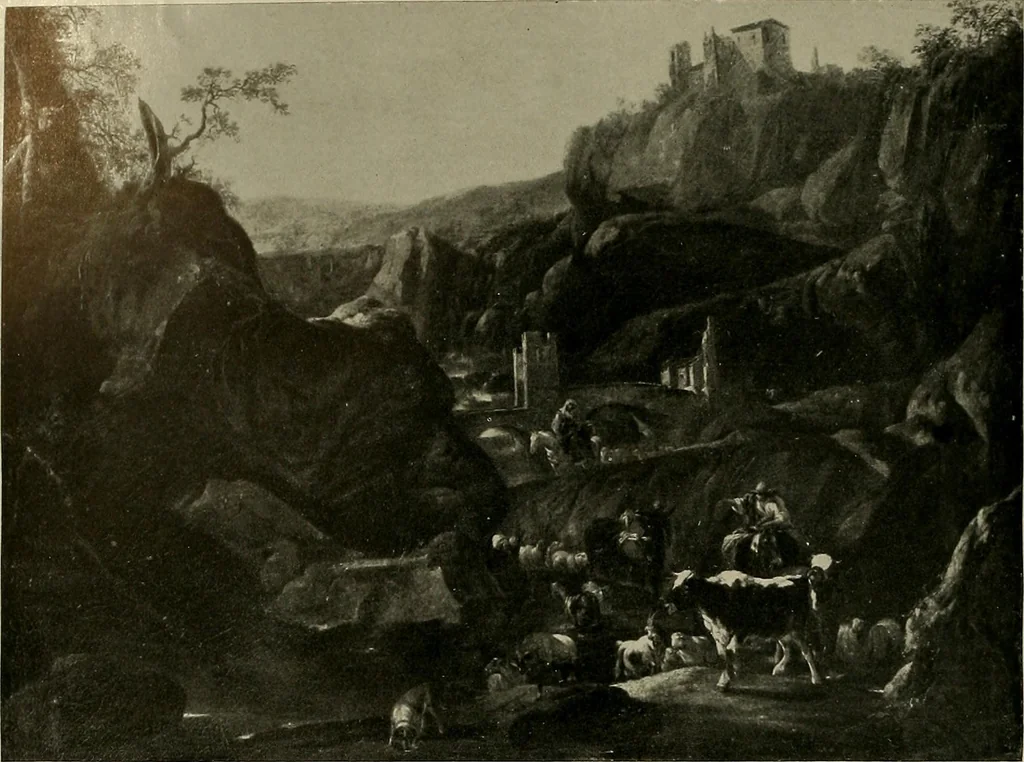 An illustration from Deutsches barock und rokoko : herausgegeben im anschluss an die Jahrhundert-ausstellung deutscher kunst 1650-1800, Darmstadt, 1914, 1914, leaf 186