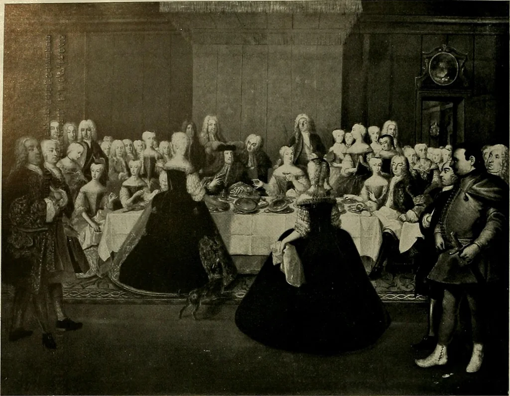 An illustration from Deutsches barock und rokoko : herausgegeben im anschluss an die Jahrhundert-ausstellung deutscher kunst 1650-1800, Darmstadt, 1914, 1914, leaf 194