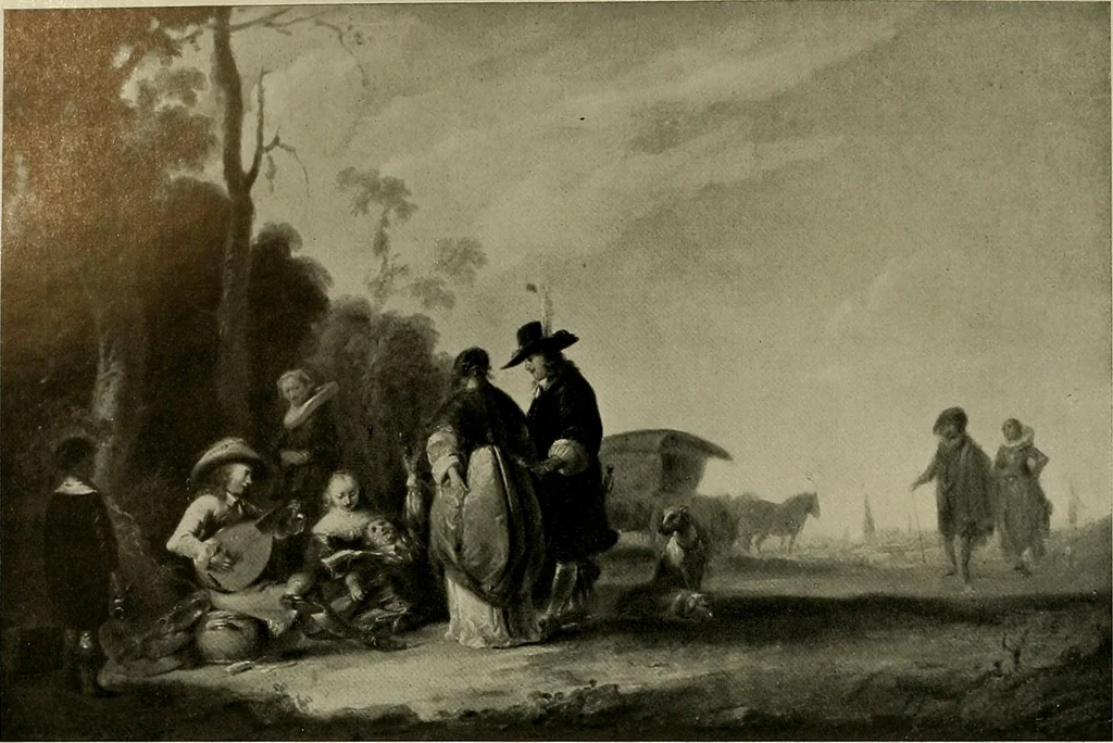 An illustration from Deutsches barock und rokoko : herausgegeben im anschluss an die Jahrhundert-ausstellung deutscher kunst 1650-1800, Darmstadt, 1914, 1914, leaf 196