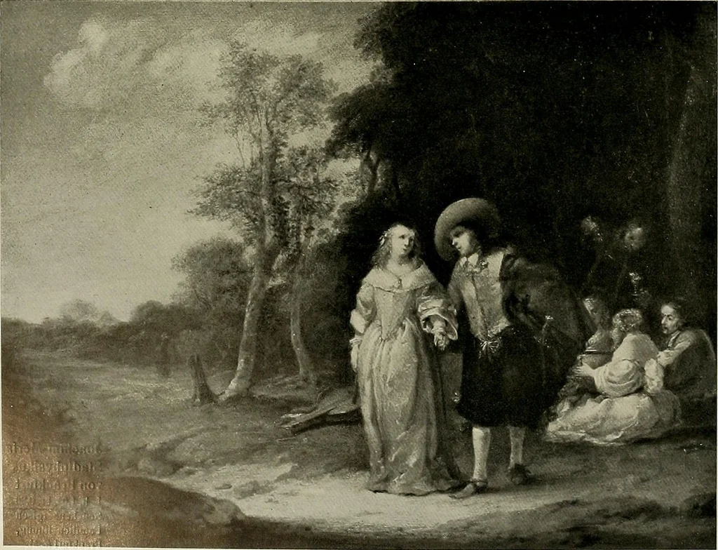 An illustration from Deutsches barock und rokoko : herausgegeben im anschluss an die Jahrhundert-ausstellung deutscher kunst 1650-1800, Darmstadt, 1914, 1914, leaf 196