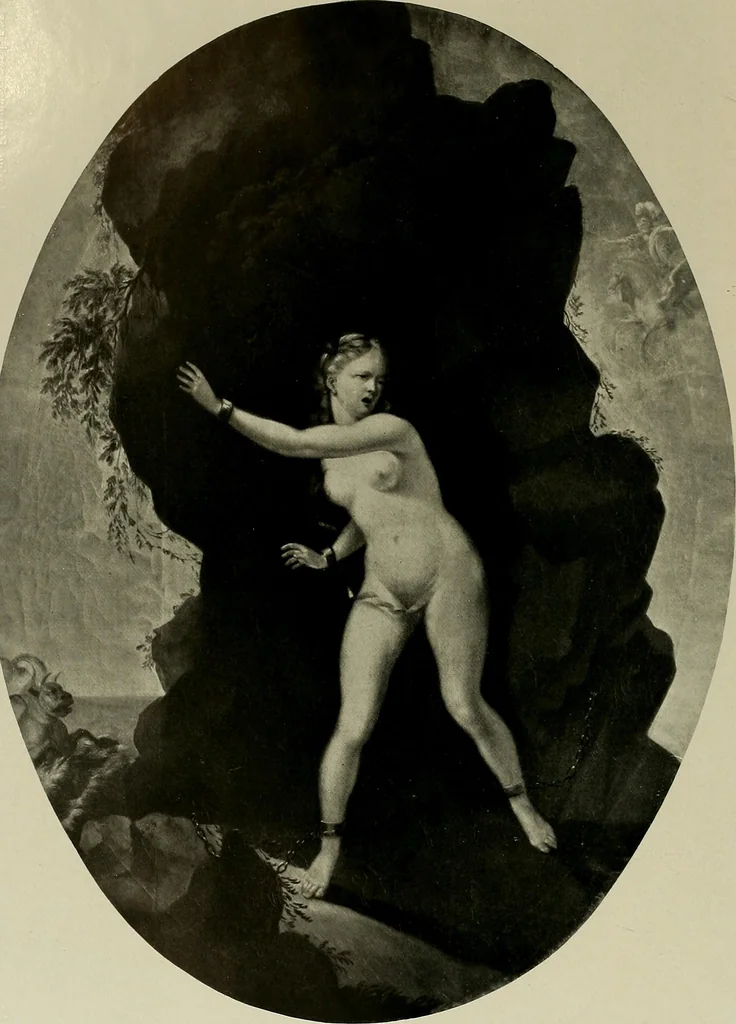 An illustration from Deutsches barock und rokoko : herausgegeben im anschluss an die Jahrhundert-ausstellung deutscher kunst 1650-1800, Darmstadt, 1914, 1914, leaf 208