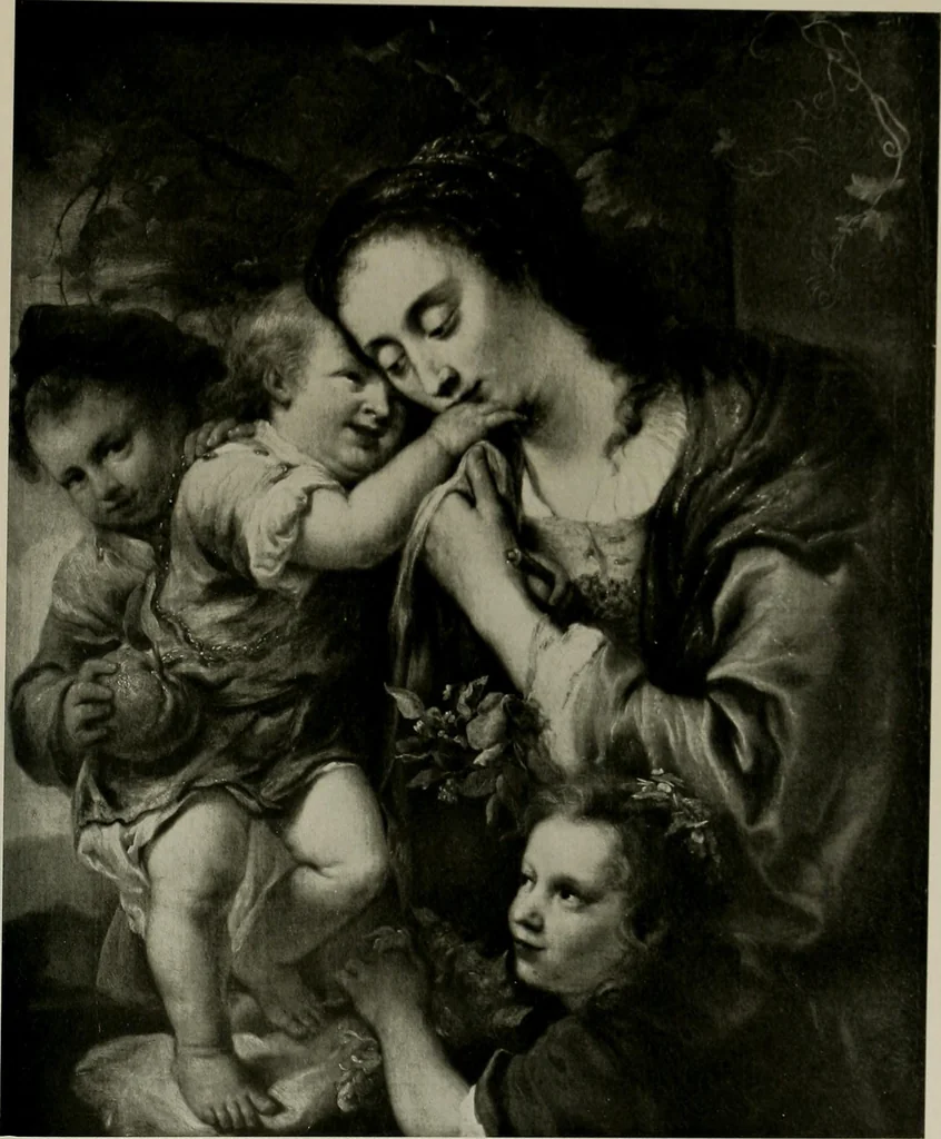 An illustration from Deutsches barock und rokoko : herausgegeben im anschluss an die Jahrhundert-ausstellung deutscher kunst 1650-1800, Darmstadt, 1914, 1914, leaf 209