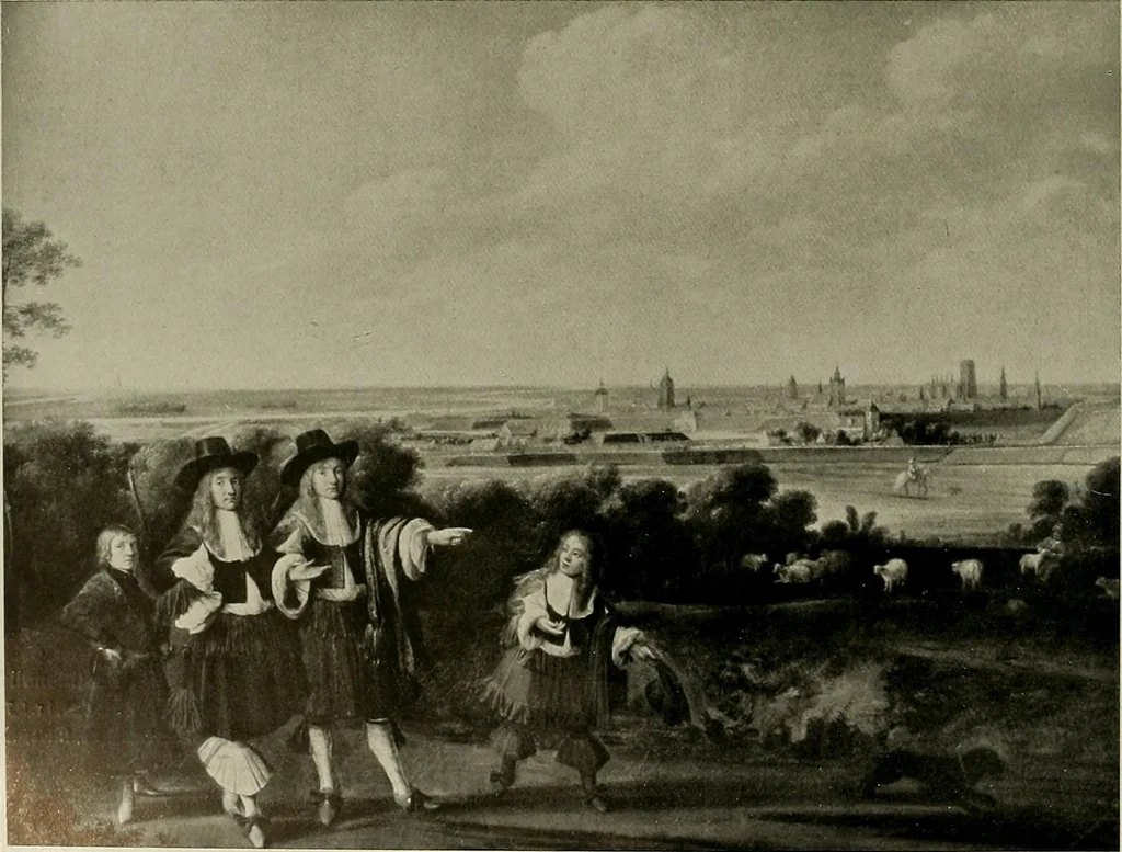 An illustration from Deutsches barock und rokoko : herausgegeben im anschluss an die Jahrhundert-ausstellung deutscher kunst 1650-1800, Darmstadt, 1914, 1914, leaf 210